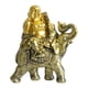 thumbnail image 3 of La Estatua Del Buda Que Ríe Sobre El Elefante Regala Feng Shui Para El Estudio De Mesa Del Club, 3 of 5