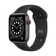 thumbnail image 1 of Apple Watch Series 6 40mm GPS + Celular Caja Acero Correa Negra, 1 of 5