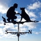 thumbnail image 3 of Veleta De Metal Con Soporte Para Techo Perro Y Hombre, 3 of 5