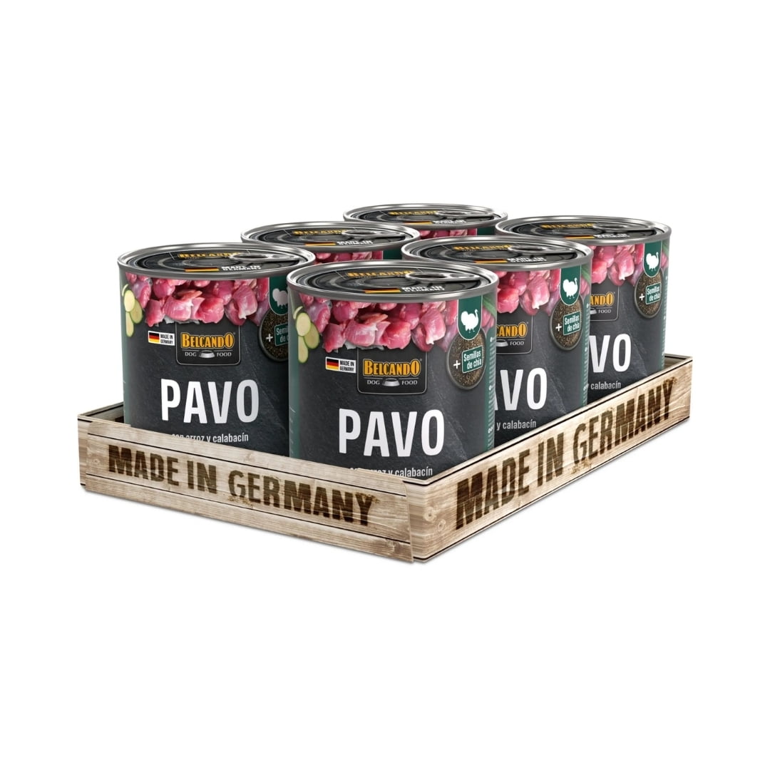 Lata Belcando Perros Adultos Pavo 800 Grs. X6 Un.
