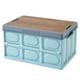 thumbnail image 1 of Caja Organizadora Plegable 29x35x52cm Plastico Celeste, 1 of 4