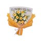 thumbnail image 2 of Ramo De Flores De Ganchillo Ramo De Ganchillo Duradero Para Café Aniversario Vacaciones Amarillo, 2 of 5