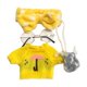 thumbnail image 2 of Ropa Y Accesorios De Mu?eca Suave Para Mu?ecas De Peluche De 25 ~ 30 Cm Amarillo, 2 of 5