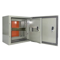 Lexo - Gabinete Tablero Metálico Eléctrico 300X300X200 1 Puerta Con Chasis Ip65