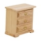thumbnail image 3 of Gabinete De Casa De Muñecas En Miniatura 1/12, Juguete De Madera Para Dormitorio, Decoración De Muebles, 3 Cajones, 3 of 5