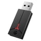 thumbnail image 1 of Adaptador de mando para PS5 PS4 Controller Jugar en todos los juegos de PS5, USB Wireless Dongle Adaptador Compatible con PS5/PC Windows, Soporte Turbo/Macro/One Key Combo Function-Negro, 1 of 9