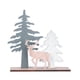 thumbnail image 1 of Artesanía En Madera árbol De Navidad Artesanía Madera De Alce De Navidad Para Decoración Interior Adorno árbol De Alce, 1 of 5