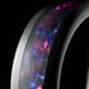 thumbnail image 2 of Anillo de Carburo de Tungsteno Nebula Noir Talla 11 USA Hombre, 2 of 3