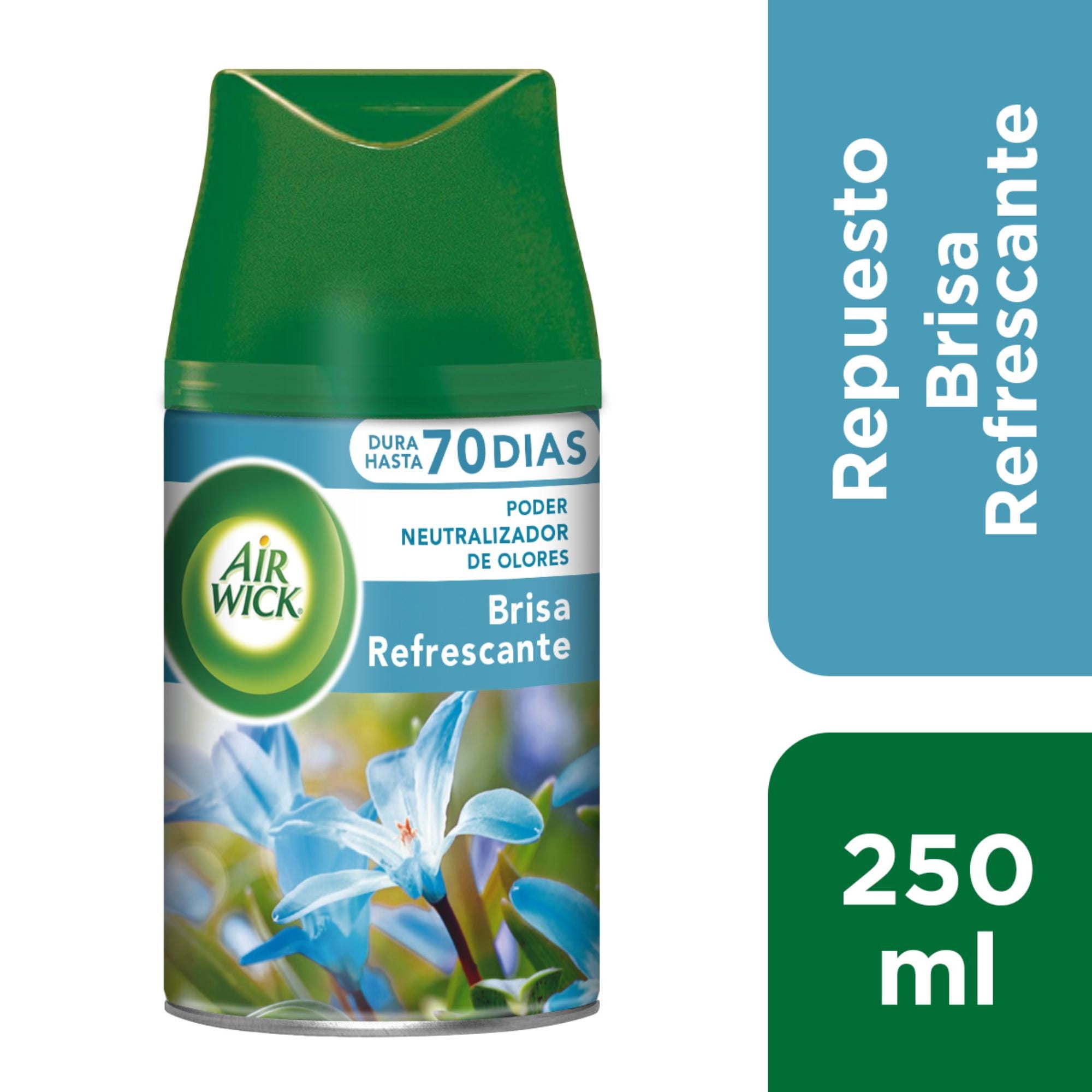 Aromatizante Ambiental Repuesto Aerosol Brisa Refrescante Lata 250 ml Air Wick