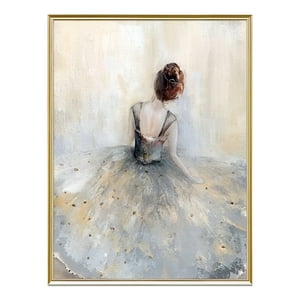 Genérico - Cuadro Decorativo Pared Bailarina Ballet Arte Pintura Jhn