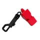 thumbnail image 2 of scuba diving silbido de supervivencia de buceo con snap clip rojo, 2 of 3