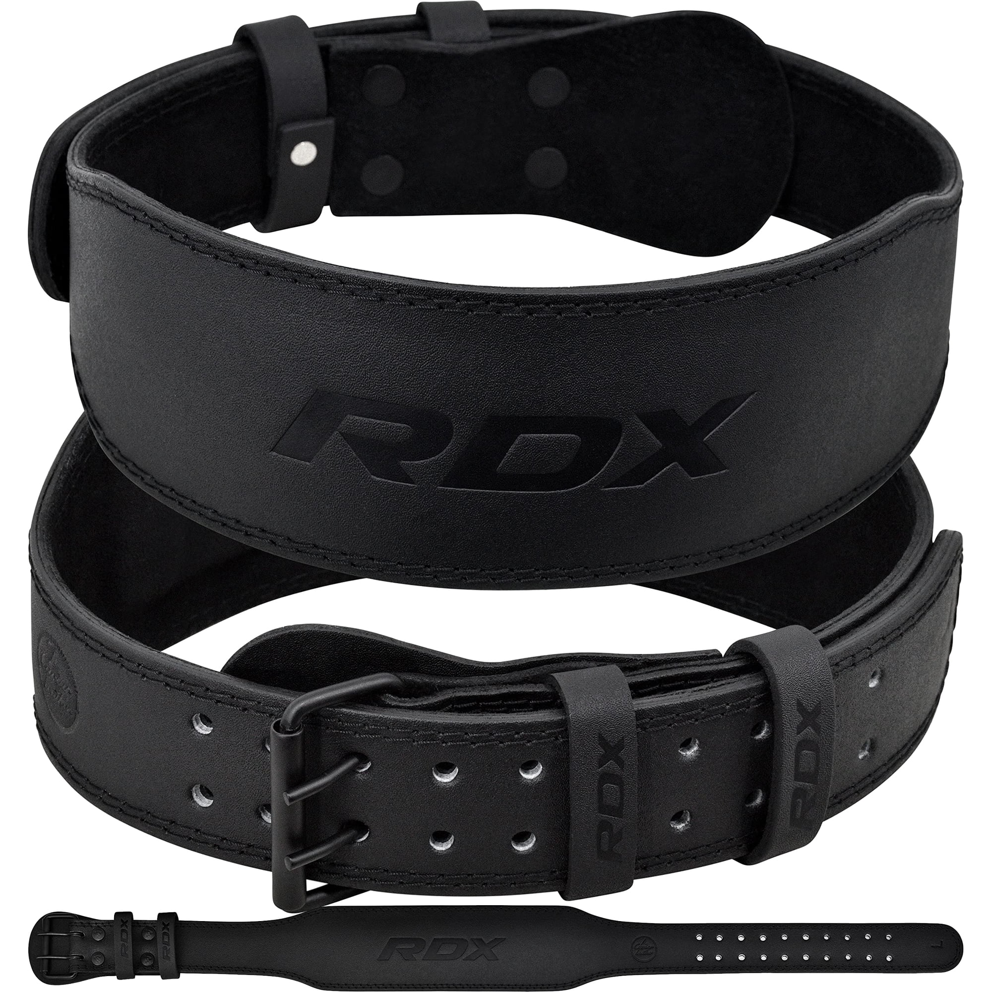 Cinturón De Levantamiento De Pesas Rdx Gym Fitness De Piel De Vacuno De 4 Pulgadas Y 6 Pulgadas