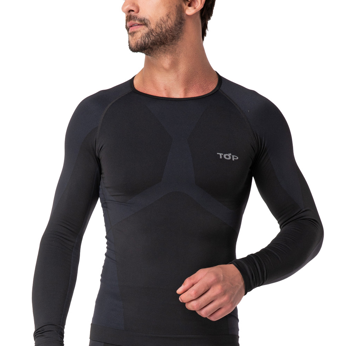 Top - Camiseta Deportiva Primera Capa Cobre Microfibra