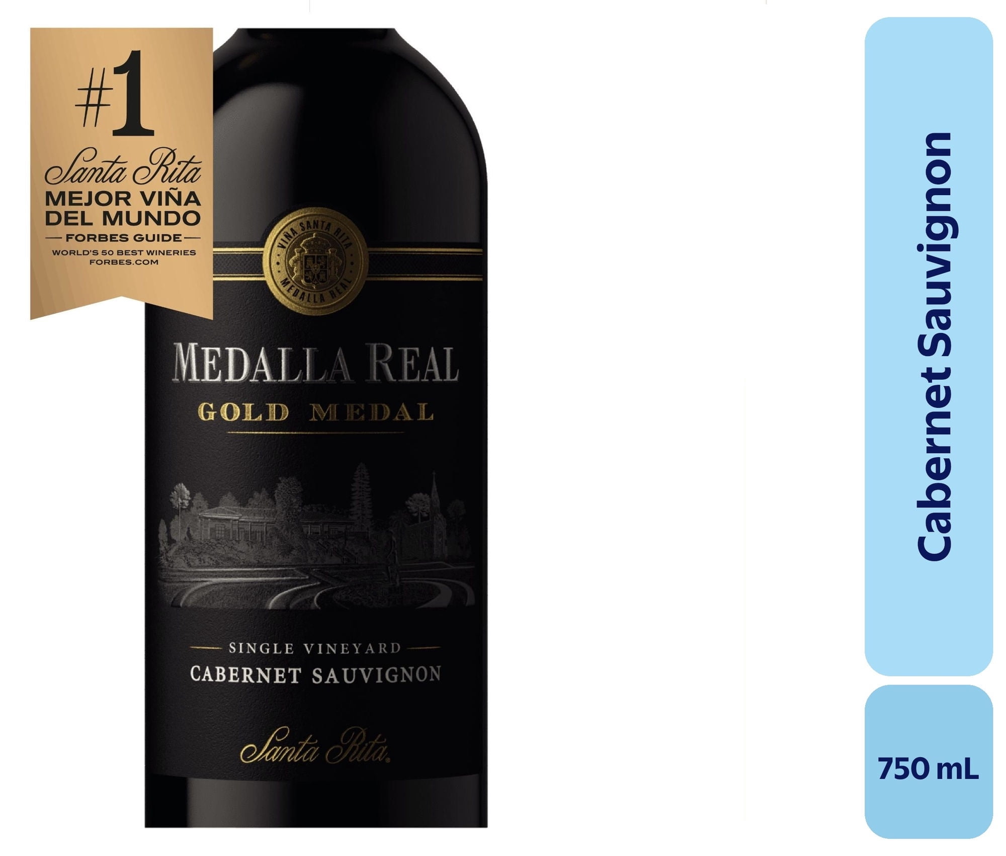 Vino Cabernet Sauvignon Botella 750 mL Medalla Real