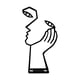 thumbnail image 1 of Estatua De Pensador, Decoración Del Hogar, Escultura Moderna Sencilla Para La Biblioteca De La Empresa, Oficina, 22 Cm X 10,5 Cm, 1 of 5