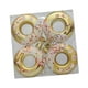 thumbnail image 3 of 4 Colgantes De Bolas De Navidad En Forma De Donut De 7 Cm De Diámetro Para Decoración Navideña, Color Dorado, 3 of 3
