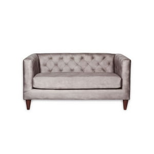 Latam Home - Sofá Brescia 2C Cuero Kentucky Gris