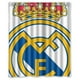 thumbnail image 1 of Cortina de ducha del Real Madrid CF, juego de cortinas de baño con ganchos, tamaño 60 x 72 pulgadas, 1 of 3