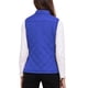 thumbnail image 3 of INSPIRE CHIC Chalecos de Abrigo para Mujer Cuello Alto Chaleco Acolchado con Cremallera Azul Brillante XL, 3 of 7