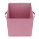 thumbnail image 4 of Cubos de almacenamiento Casafield de tela plegables con forma de cubo 6, color rosa claro, 4 of 9
