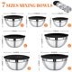 thumbnail image 2 of Juego de 21 piezas de boles de mezcla Boskermeal, negro, 0.7‑4.5 QT, 2 of 7