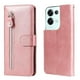 thumbnail image 1 of Funda con Cremallera para OPPO Reno 8 Pro 5G, Carcasa Cartera de Cuero PU con Soporte y Tarjetero, 1 of 6