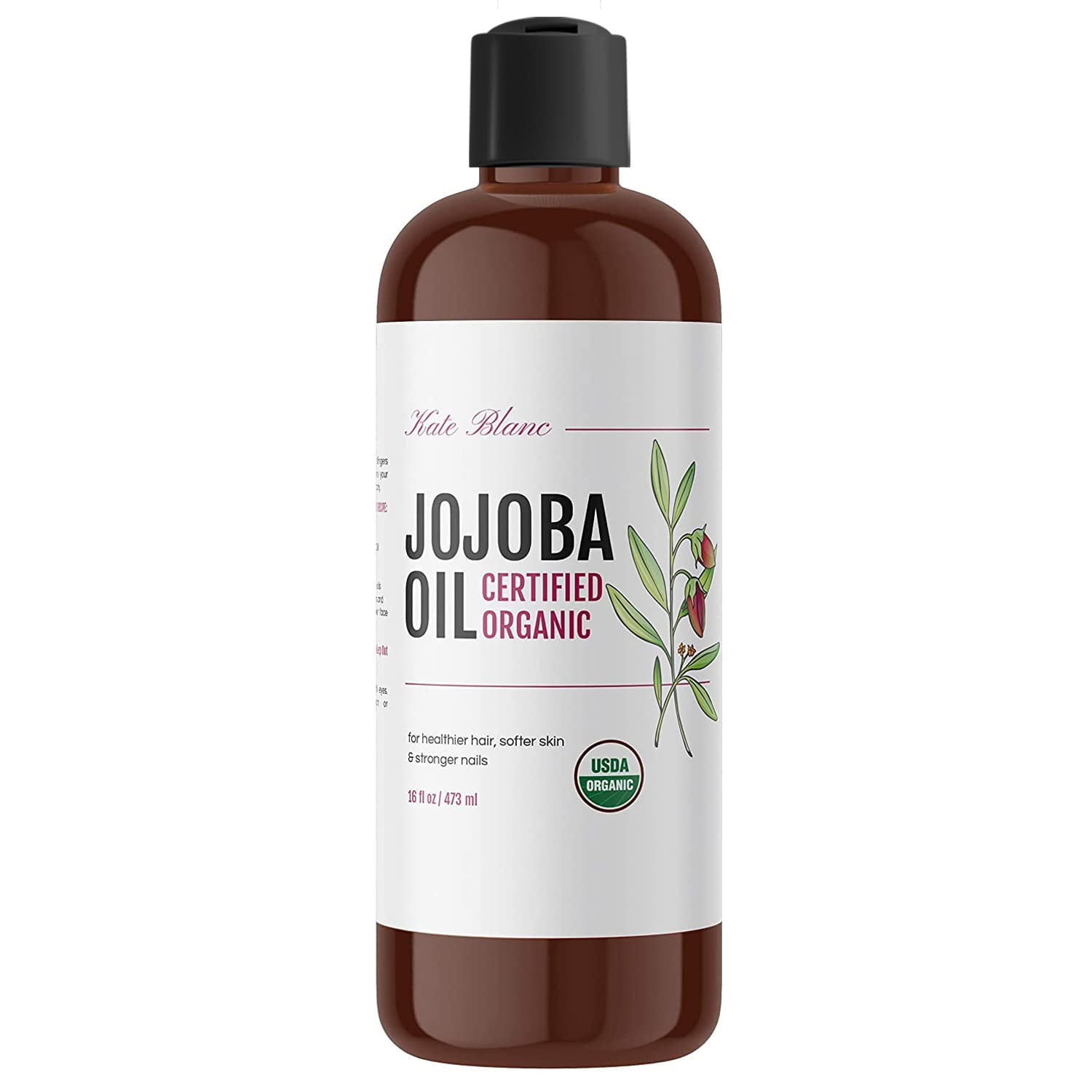 Aceite De Jojoba Kate Blanc Cosmetics 100% Puro Y Orgánico 473 Ml