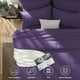 thumbnail image 3 of Juego de edredón CozyLux, color morado, tamaño queen, 7 piezas, cama en una bolsa, 3 of 3