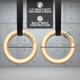 thumbnail image 2 of Anillos de gimnasia Synergee Wood Olympic 1 Grip con correas, 2 of 7