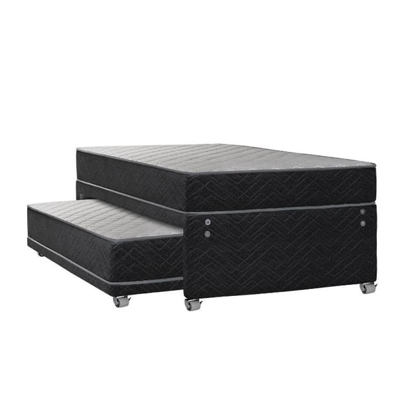 Cama Nido Apolo Black 1.5 Plaza Base Normal
