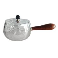 Bothyi - Tetera De Vidrio De 17 Onzas, Té Más Empinado, Transparente, Creativo, Duradero Para Viajes En El Hogar Y La Oficina