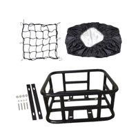 Magideal - Cesta Trasera Para Bicicleta Portabicicletas Portátil, Duradero, De Metal, Para Equipaje, Portabicicletas, Cesta Trasera Para Bicicletas Eléctricas, E , Estilo G