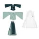 thumbnail image 2 of 1/6 Ni?os Mu?ecas Trajes De Abrigo De Viento Para Mu?ecas Ropa Casual Blanco Conjunto Completo, 2 of 5