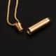 thumbnail image 3 of 1pc Stainless Steel Bullet Pendant Necklace with Cross and Lords Prayer in English - 22 Inch Chain for Men, 3 of 5