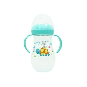 Pumucki - Mamadera Boca Ancha 300Ml Verde