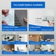 thumbnail image 2 of Kit Organizador de Pared Lansi Negro con Paneles Perforados, Compartimentos, Ganchos y Estantes, 2 of 3