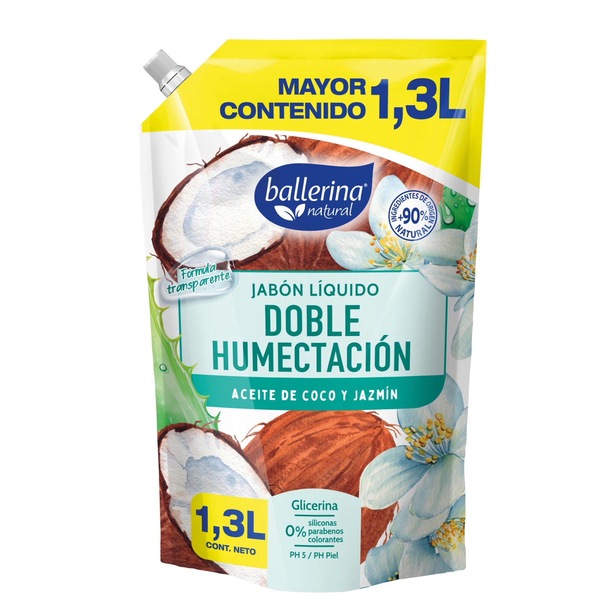 Jabón Coco Y Jazmin 1300 ML Ballerina