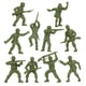 thumbnail image 3 of Toy BMC Classic OD Green Plastic Army Men, 40 unidades, soldado de la Segunda Guerra Mundial, 3 of 7