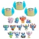 thumbnail image 1 of Paquete de 3 mini figuras coleccionables Disney Stitch Goes Wild, 1 of 7