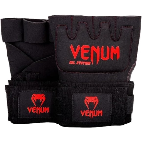 Venum Vendas de Impacto Gel Kontact Quick Talla Grande Negro/Rojo