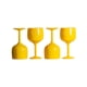 thumbnail image 1 of Set 4 Copas Gin Acrilico 637 ml - Amarillo, 1 of 3