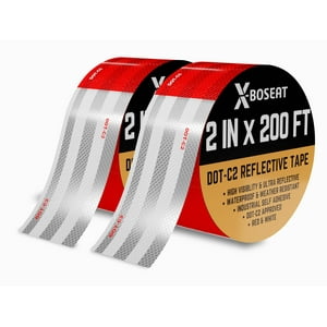 Cinta Reflectante X-Boseat Remolque Reflector Dot C2 De 2,54 Cm X 60,96 M