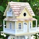 thumbnail image 2 of Casita para pájaros Home Bazaar Cape May Cottage amarilla, 2 of 7