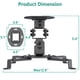 thumbnail image 3 of Proyector de techo WALI PM-002-B Universal 13,5 kg, 3 of 9