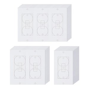 Bothyi - 20 Piezas De Selladores De Salida De Placa De Pared, Aisladores De Salida, Selladores De Corrientes De Aire Para Palanca