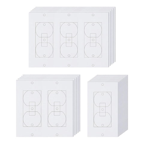 Bothyi - 20 Piezas De Selladores De Salida De Placa De Pared, Aisladores De Salida, Selladores De Corrientes De Aire Para Palanca