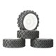 thumbnail image 1 of Juego De 4 Llantas Y Neumáticos De Goma Para Wltoys 144001 124018 124019 Blanco, 1 of 5