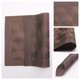 thumbnail image 5 of Juego de 6 Manteles Individuales de Plástico para Decoración de Mesa de Comedor Lavables con Patrón Cuadrangular Café 17.7*11.8 pulgadas, 5 of 6