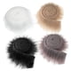 thumbnail image 3 of 4 x Tela de piel sintética Piel esponjosa Disfraz Artesanía Juguete DIY Parches de tela artificial para Gnomo Barba Pelo Sombrero de Papá Noel Zapatos BlancoNegro CaquiGris, 3 of 5