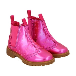 Botín Niña Barbie Metalizado Estrellas